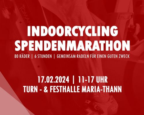 Indoorcycling-Spendenmarathon