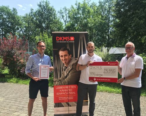 Check-Übergabe an die DKMS