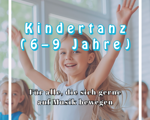 Kindertanz für Kinder von 6 bis 9 Jahren